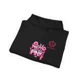 Pretty in Pink Floral Hoodie — Cancer Awareness Comfort Pullover