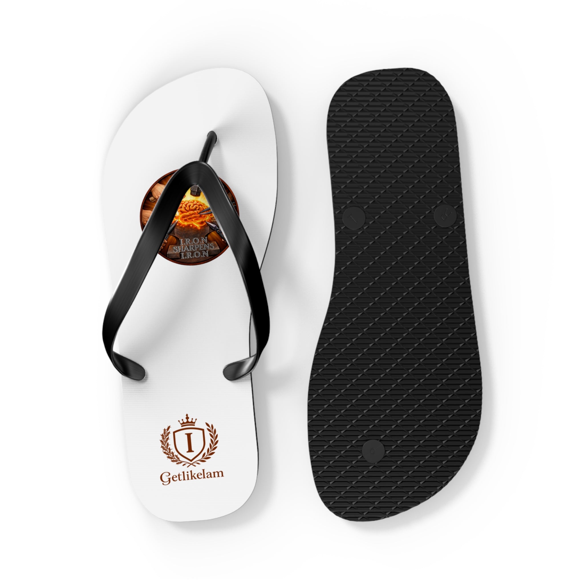 Iron Sharpens Iron - Women's Flip Flops