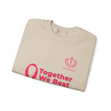 Cancer Awareness Crewneck - "Together We Beat Cancer" Sweatshirt