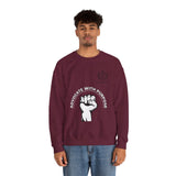 Advocate With Purpose Sweatshirt — Raised Fist Activism Crewneck