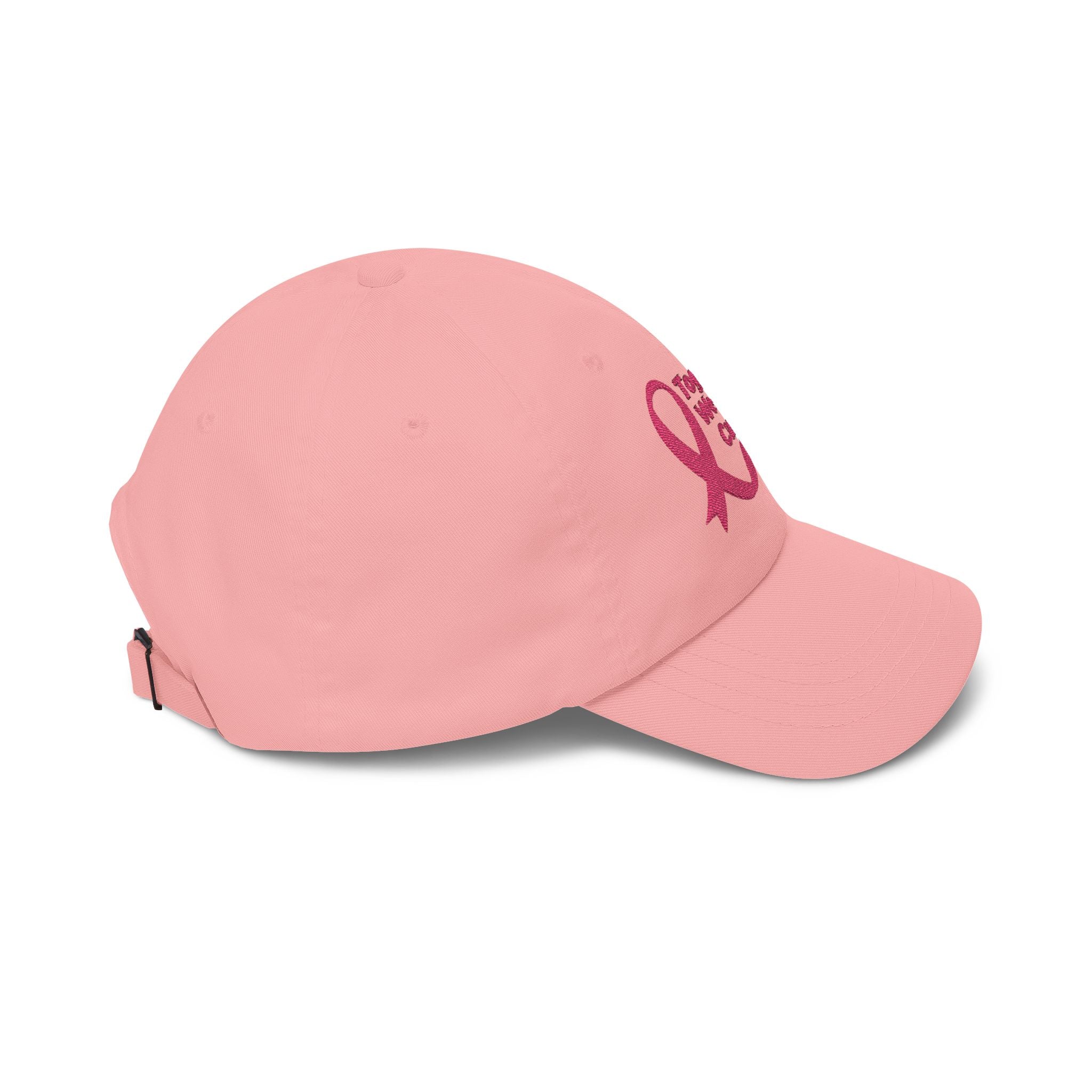 Classic cap with “Together We Beat Cancer” script lettering.