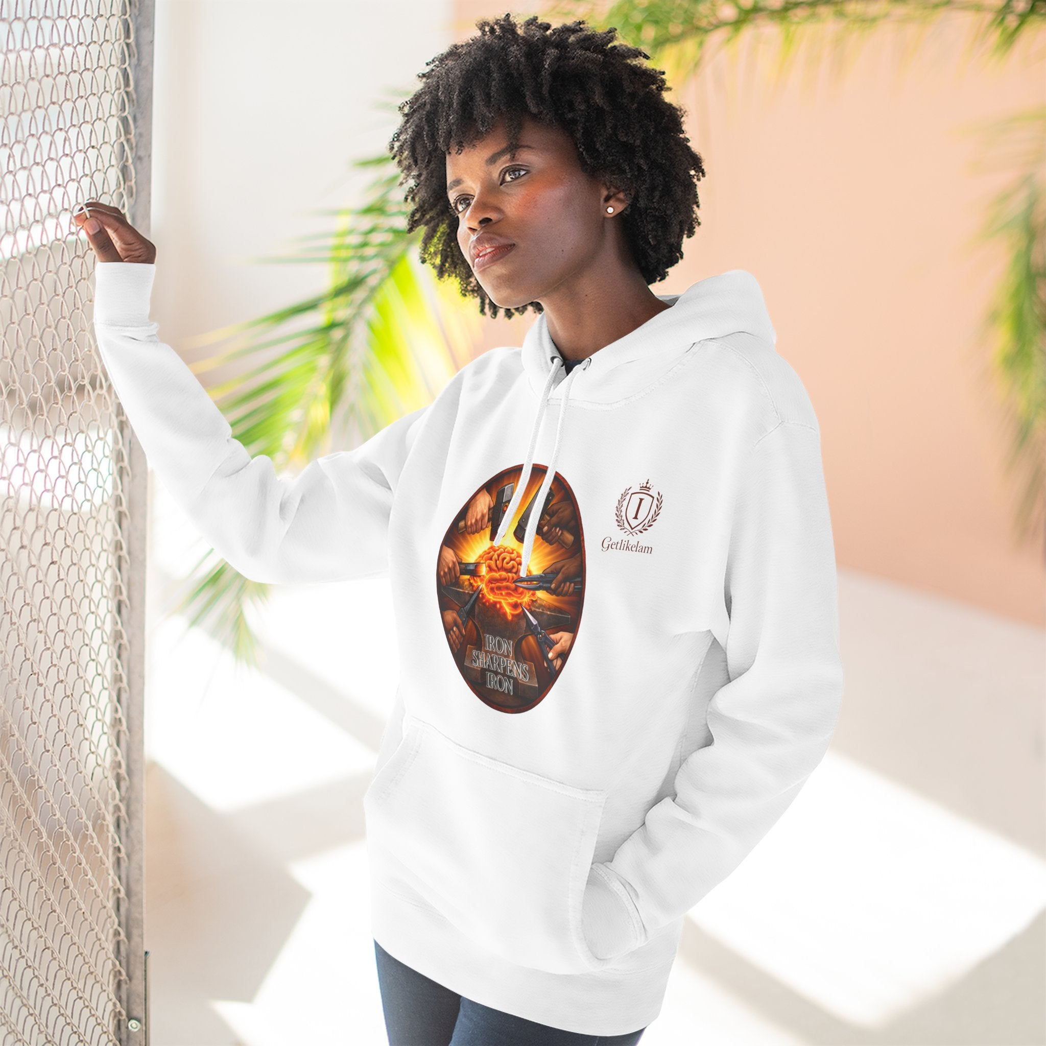 Iron Sharpens Iron - Fleece Hoodie