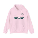 Redeemed Hoodie — Christian Faith Pullover with 'Redeemed' Script