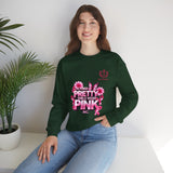 Pink Butterfly 'Pretty Girls Wear Pink' Crewneck Sweatshirt