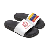 Venezuela Flag Slide Sandals — 'God Bless Venezuela' Adjustable Strap Slides