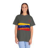 Venezuela Flag T-Shirt — "Dios Bendiga a Venezuela" Patriotic Tee