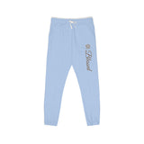 Blessed Script Sweatpants — Cozy Cream Fleece Joggers