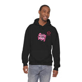 Pretty in Pink Floral Hoodie — Cancer Awareness Comfort Pullover