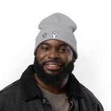 Embroidered "End Of Care With Attitude" Fist Knit Beanie