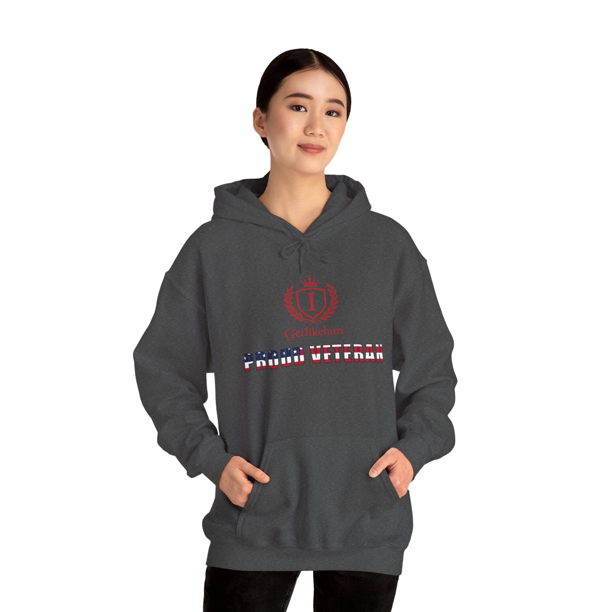 Unisex Hoodie – Patriotic Military Tribute Sweatshirt for Veterans & USA Pride