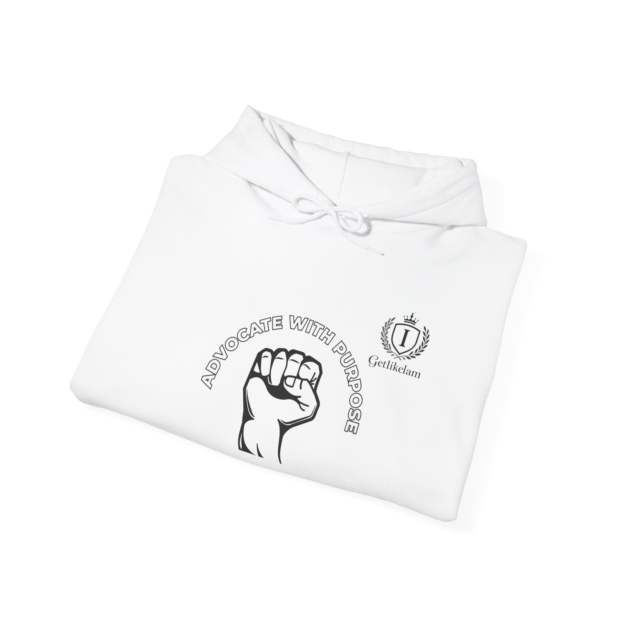 Equal Rights Fist Hoodie — "Together With Purpose" Empowerment Sweatshirt