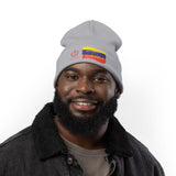 Venezuela Flag Embroidered Knit Beanie