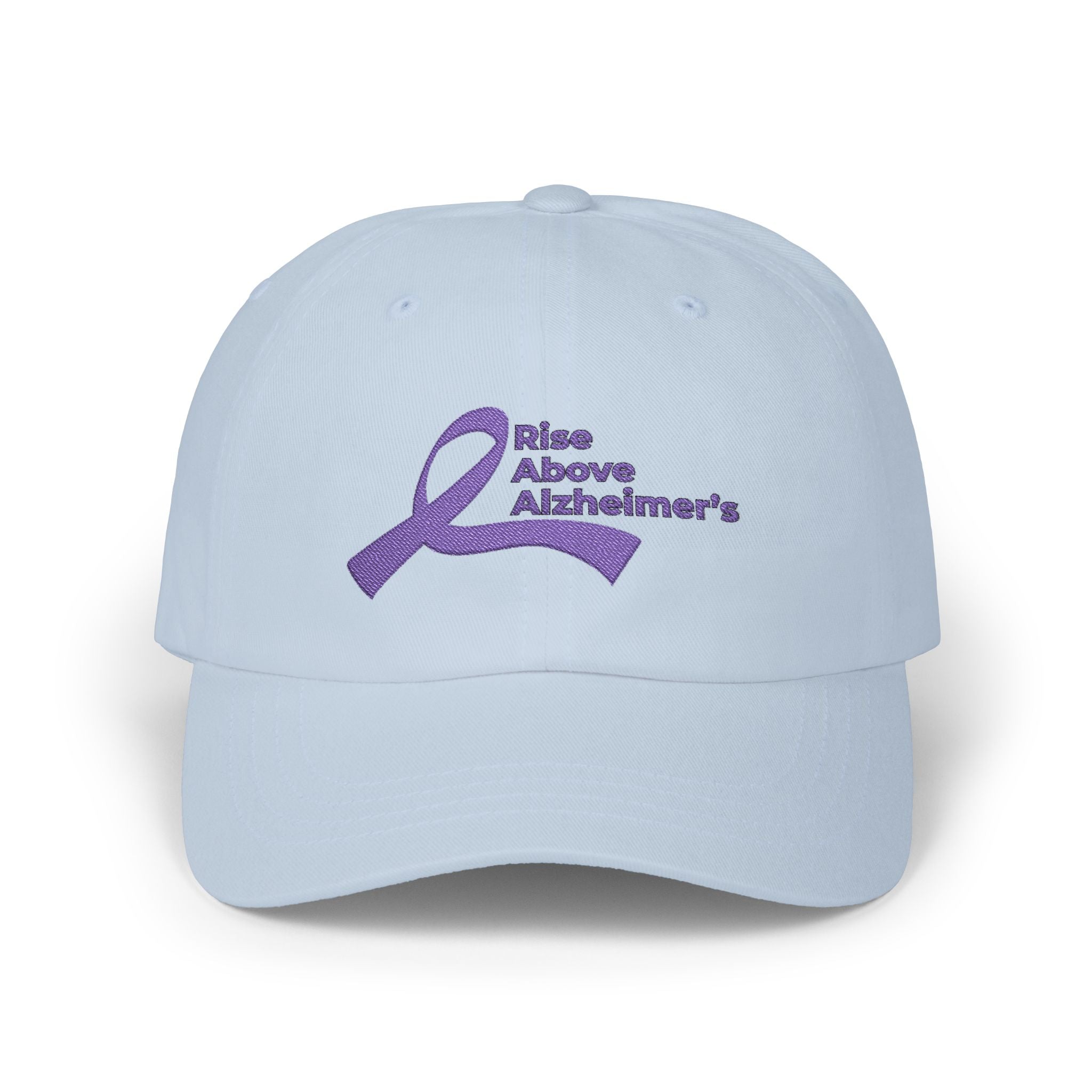 Dad Cap — Rise Above Alzheimer's Purple Ribbon Awareness Hat