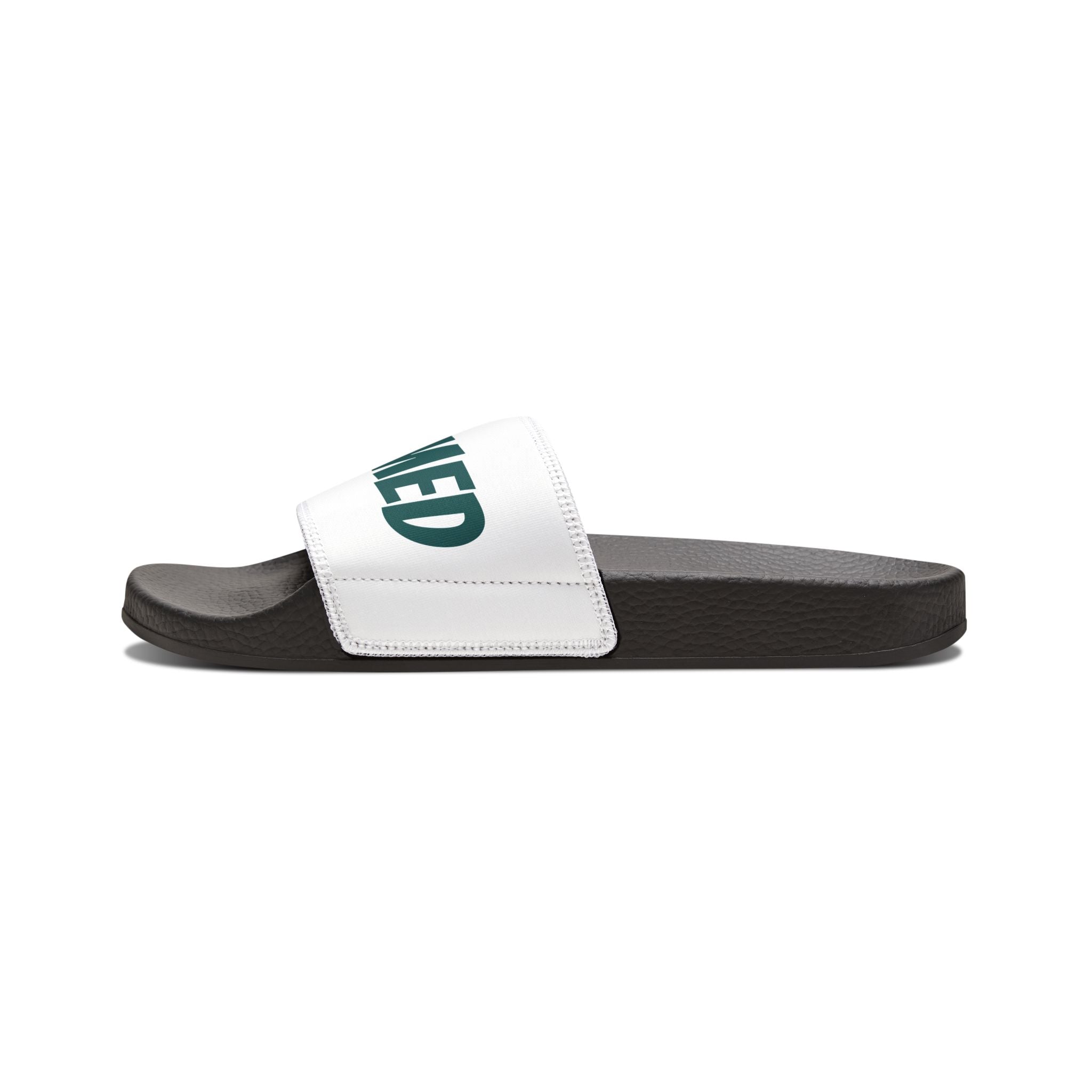 Men's Slide Sandals — Removable Strap Athletic Pool & Casual Beach Slides
