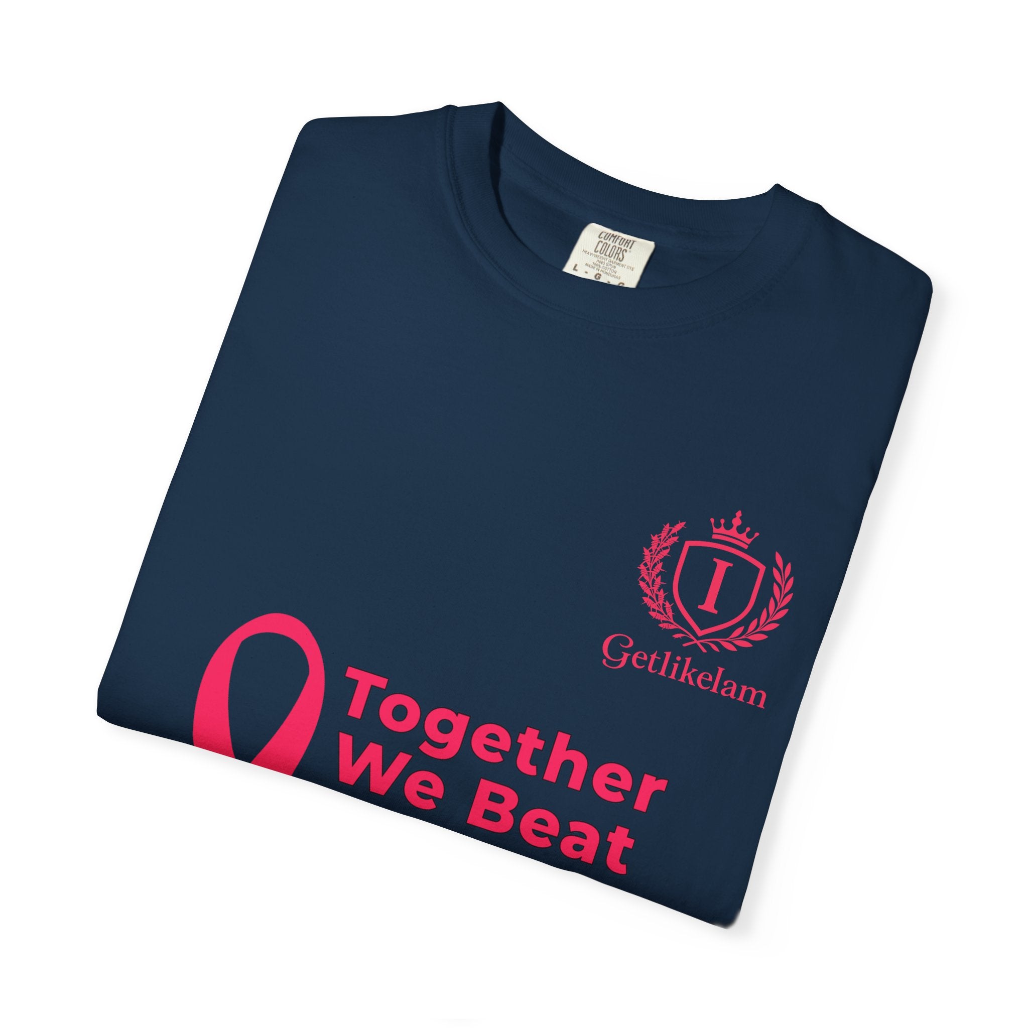 Together We Beat Cancer T-Shirt — Cancer Awareness Ribbon Tee