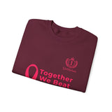 Cancer Awareness Crewneck - "Together We Beat Cancer" Sweatshirt