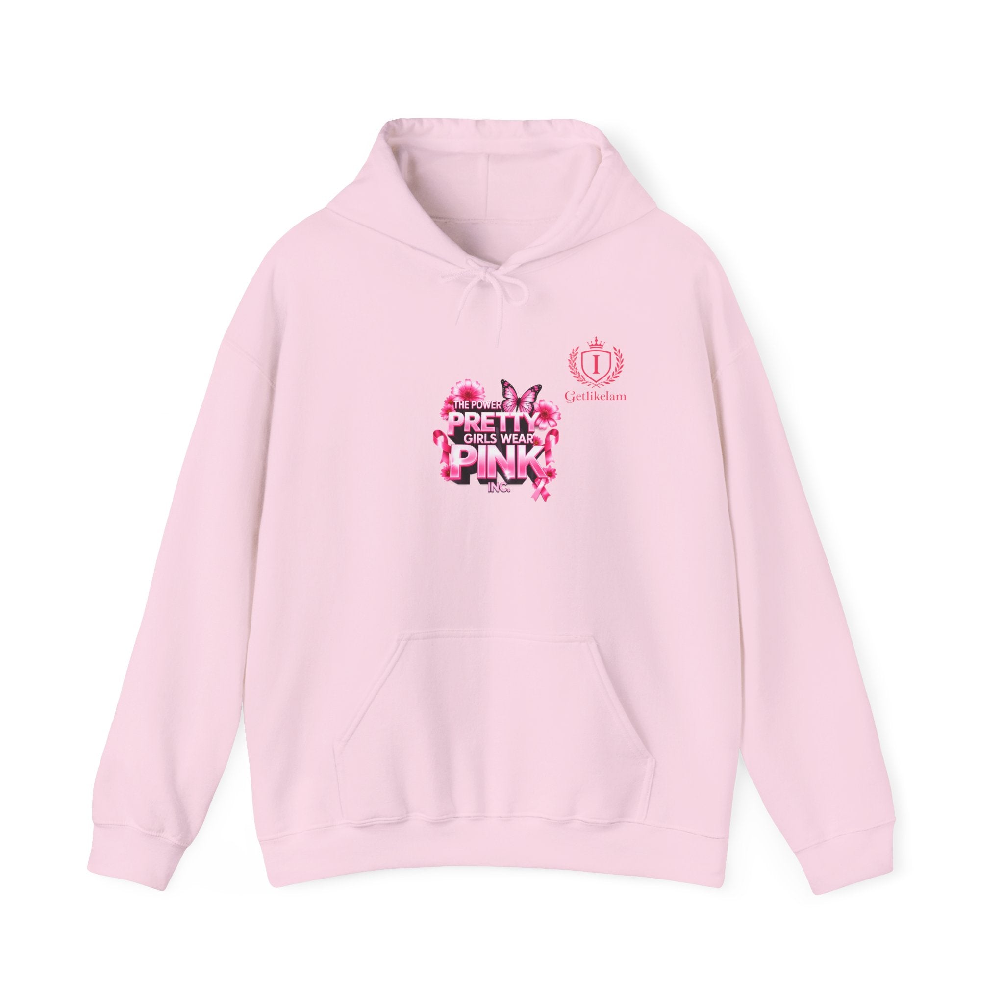 Pretty in Pink Floral Hoodie — Cancer Awareness Comfort Pullover