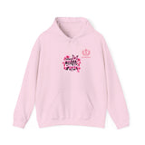 Pretty in Pink Floral Hoodie — Cancer Awareness Comfort Pullover