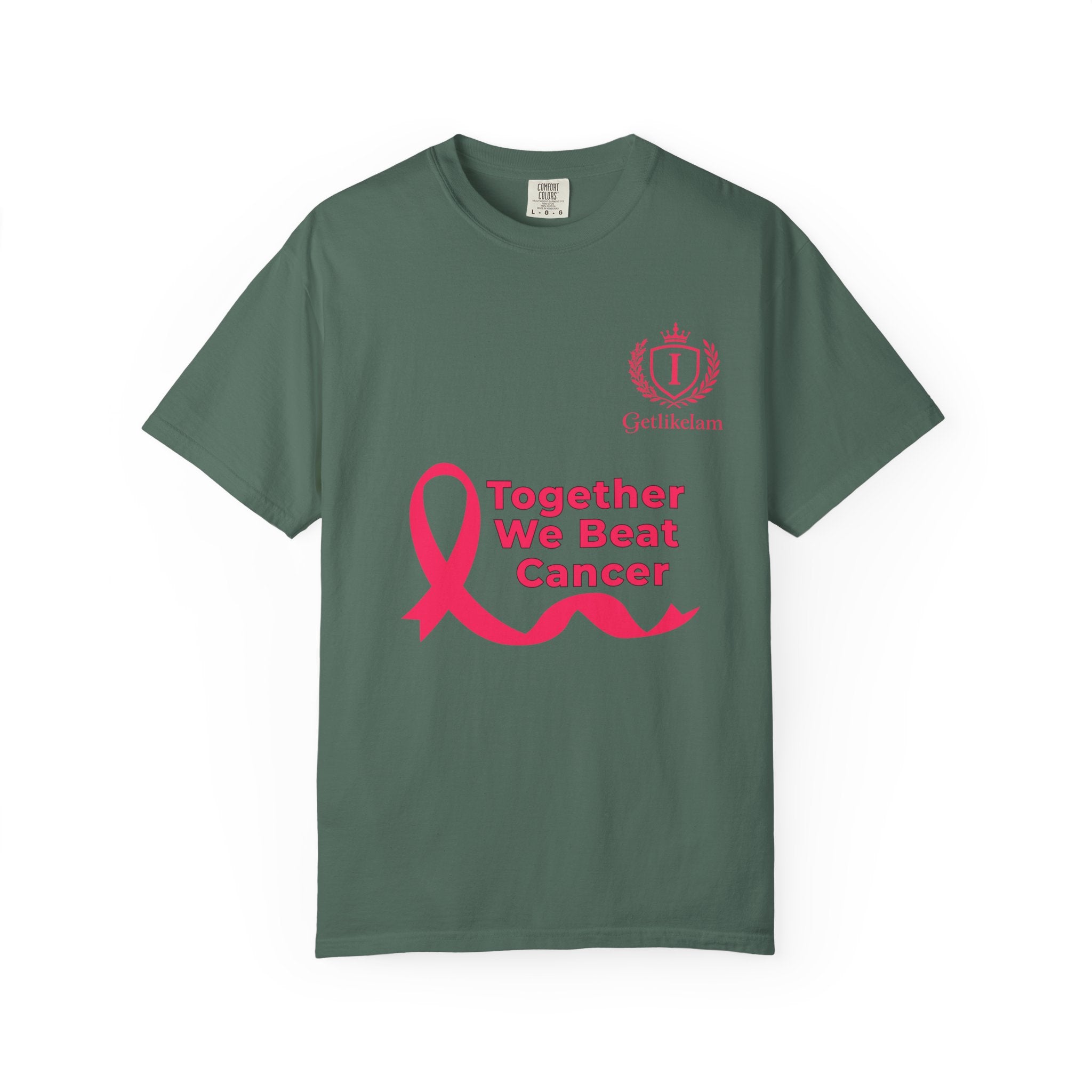 Together We Beat Cancer T-Shirt — Cancer Awareness Ribbon Tee