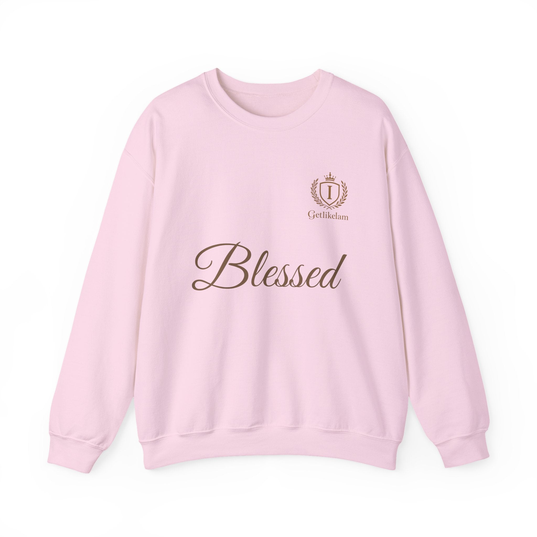 Blessed Crewneck Sweatshirt — Minimal Christian Faith Pullover