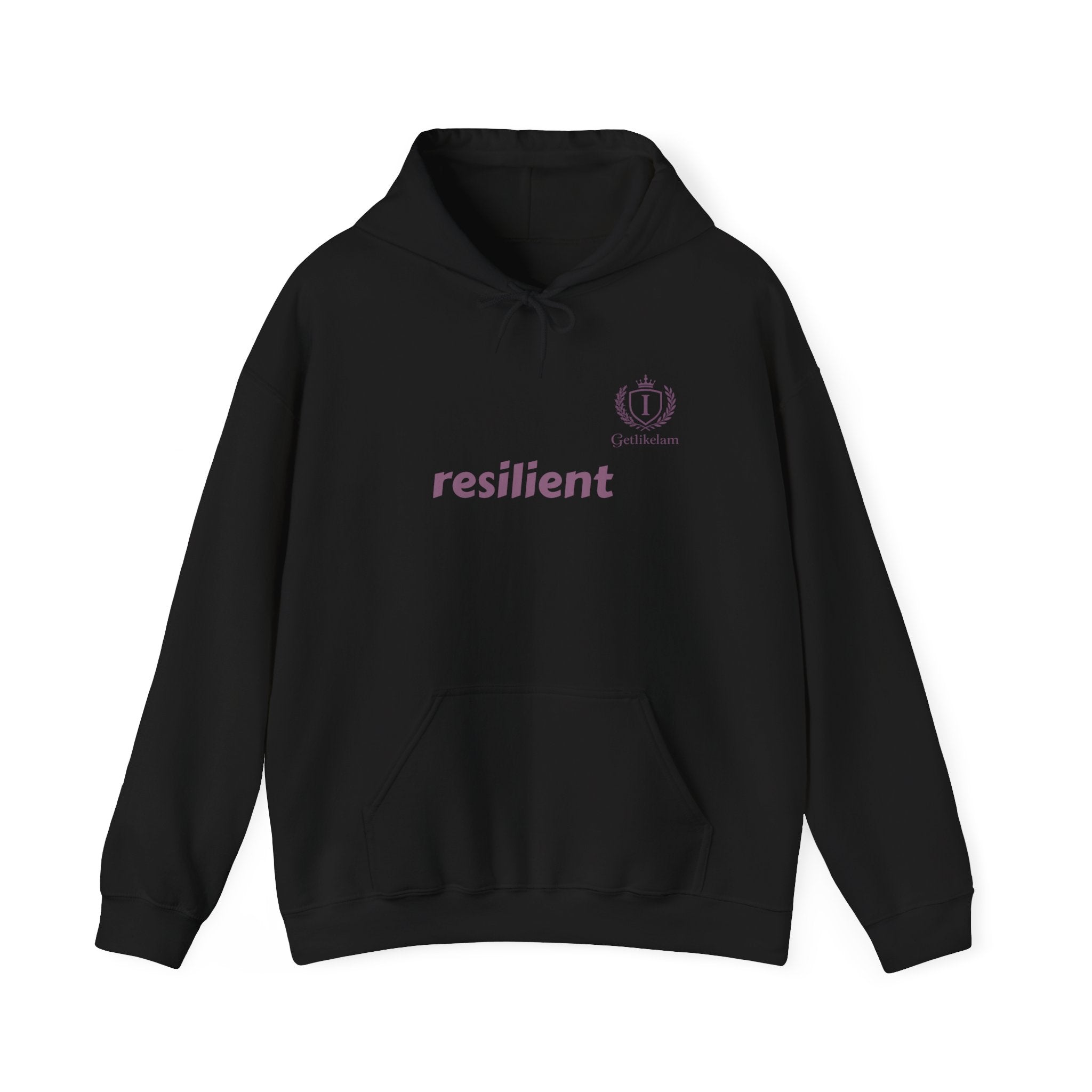 Hoodie — resilient Minimalist White Graphic Hoodie
