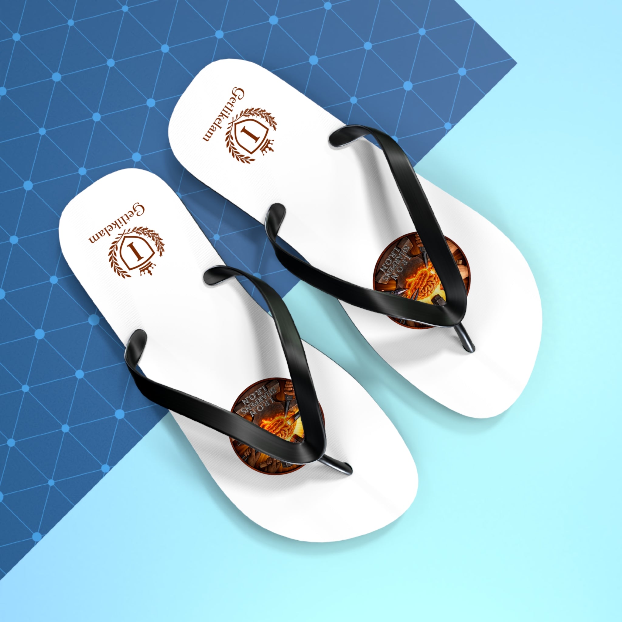 Iron Sharpens Iron - Women's Flip Flops