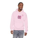 Pretty in Pink Floral Hoodie — Cancer Awareness Comfort Pullover