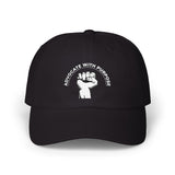 Classic Dad Cap — Raised Fist Graphic “Power With Purpose” Embroidered Hat