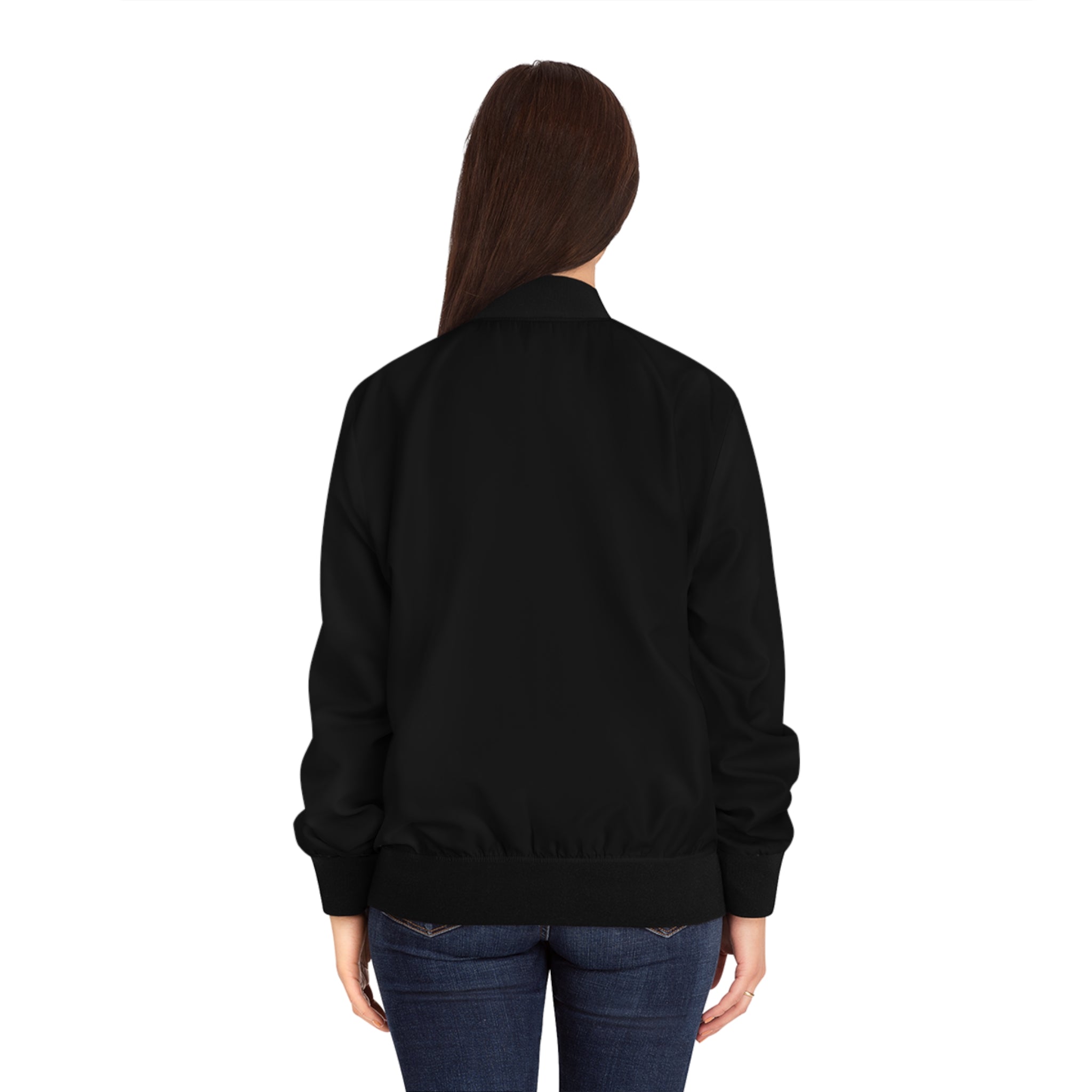 No One Fights Alone Bomber Jacket - Cancer Awareness Women's Bomber