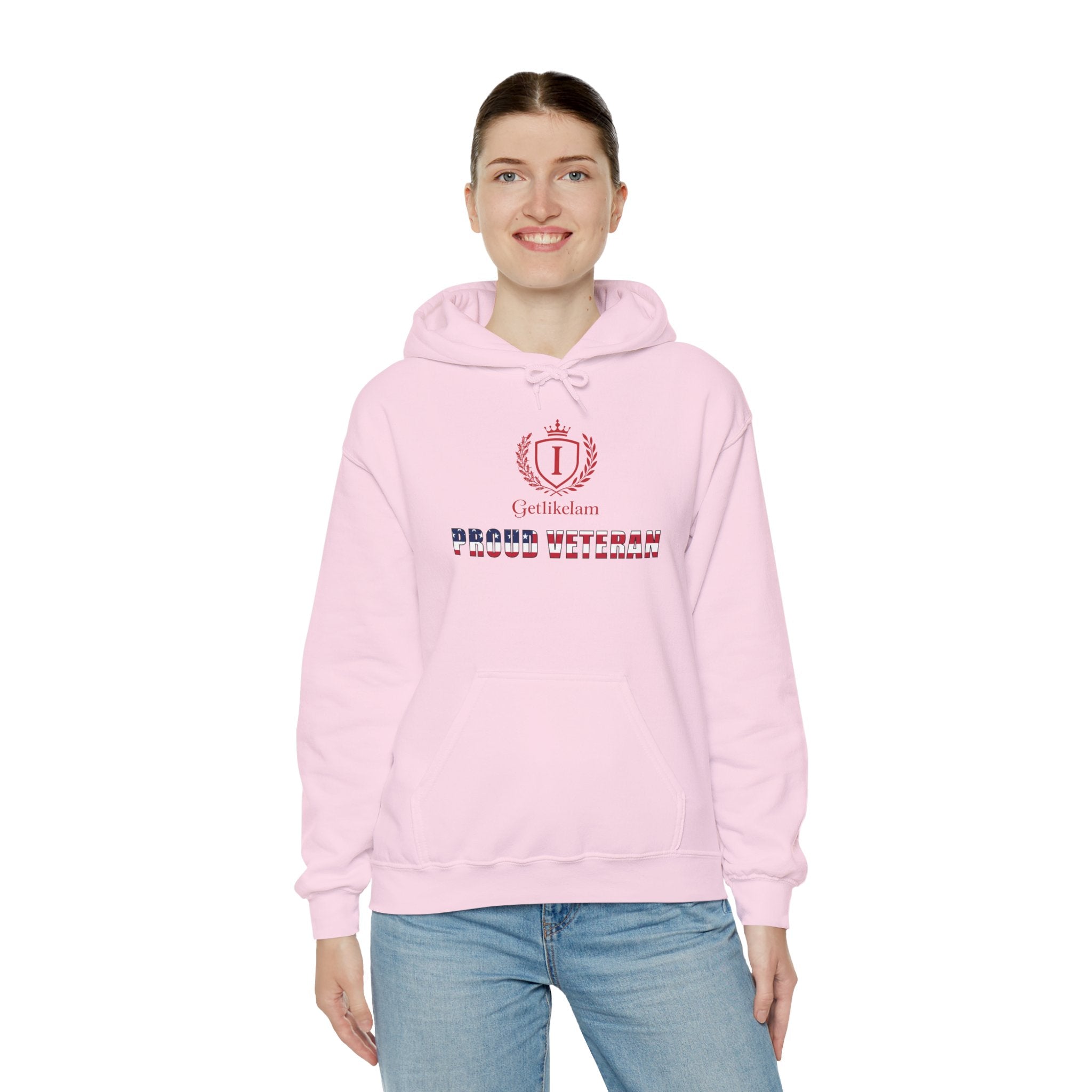 Unisex Hoodie – Patriotic Military Tribute Sweatshirt for Veterans & USA Pride