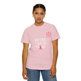 No One Fights Alone T-Shirt — Cancer Awareness Support Tee