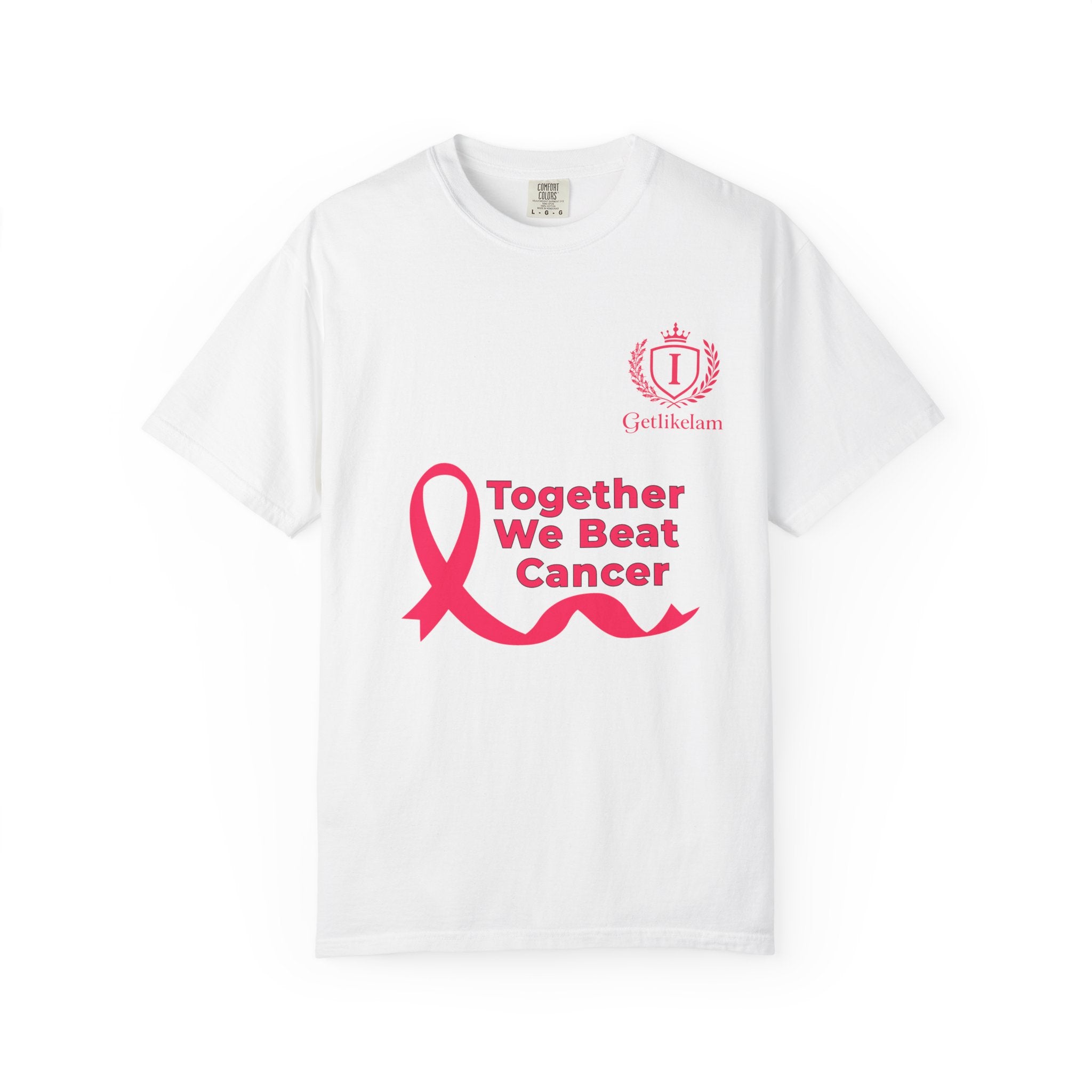 Together We Beat Cancer T-Shirt — Cancer Awareness Ribbon Tee