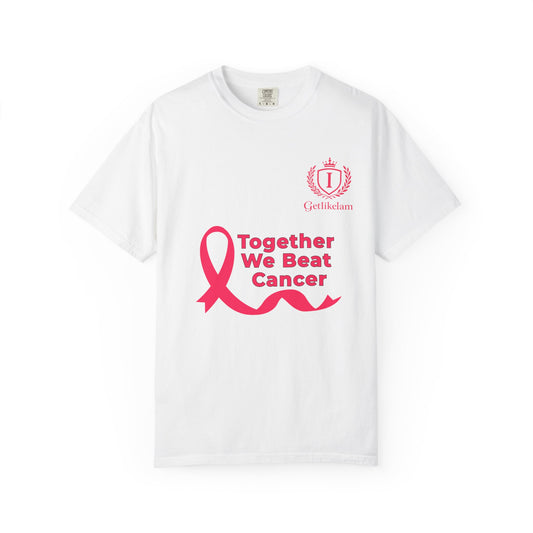 Together We Beat Cancer T-Shirt — Cancer Awareness Ribbon Tee