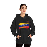 God Bless Venezuela Hoodie — Venezuelan Flag Brushstroke Pullover