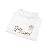 Blessed Script Hoodie — Minimal Faith Christian Sweatshirt