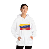 God Bless Venezuela Hoodie — Venezuelan Flag Brushstroke Pullover