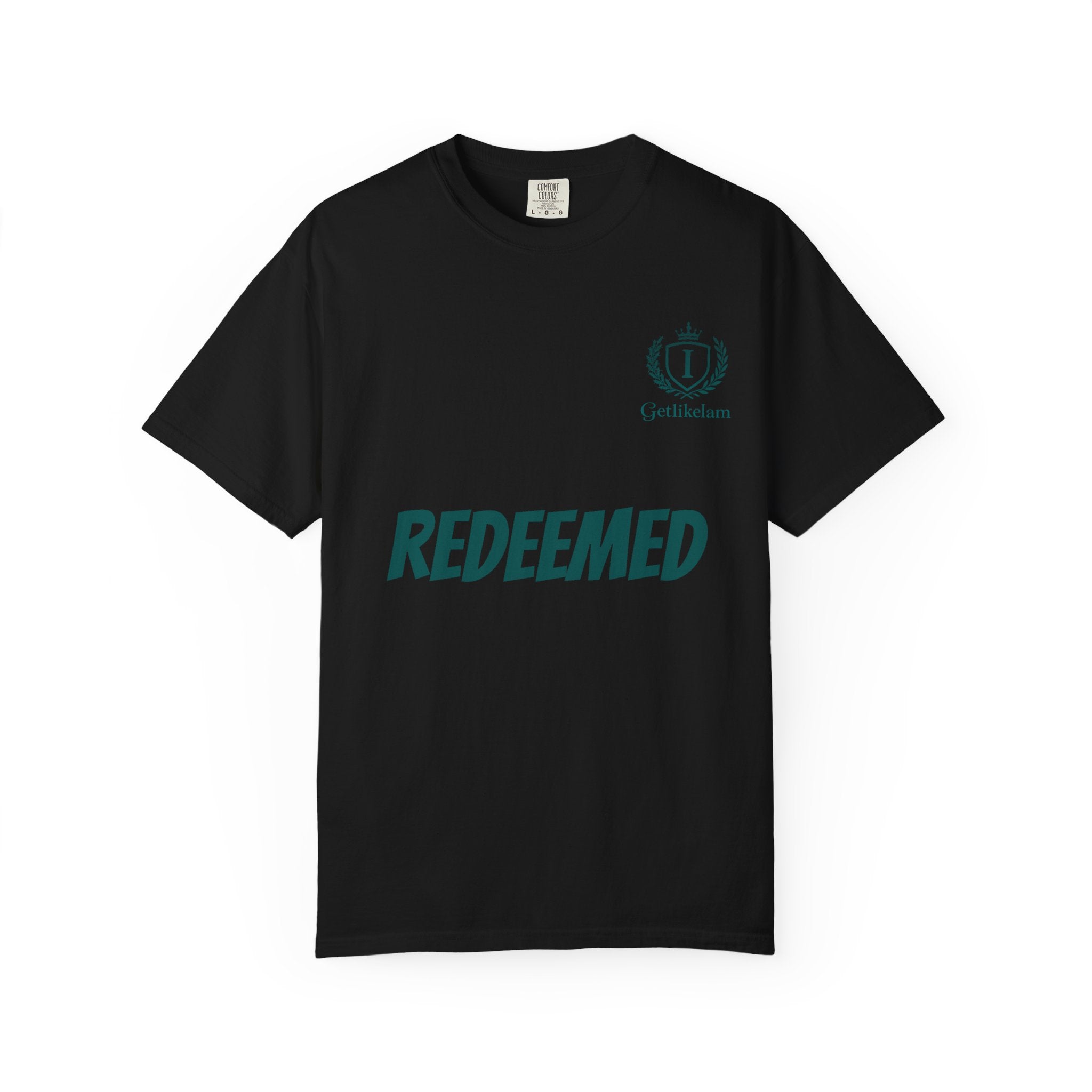 Redeemed Christian T-Shirt — Faith-Based "REDEEMED" Graphic Tee