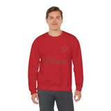 Blessed Crewneck Sweatshirt — Minimal Christian Faith Pullover