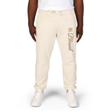 Blessed Script Sweatpants — Cozy Cream Fleece Joggers
