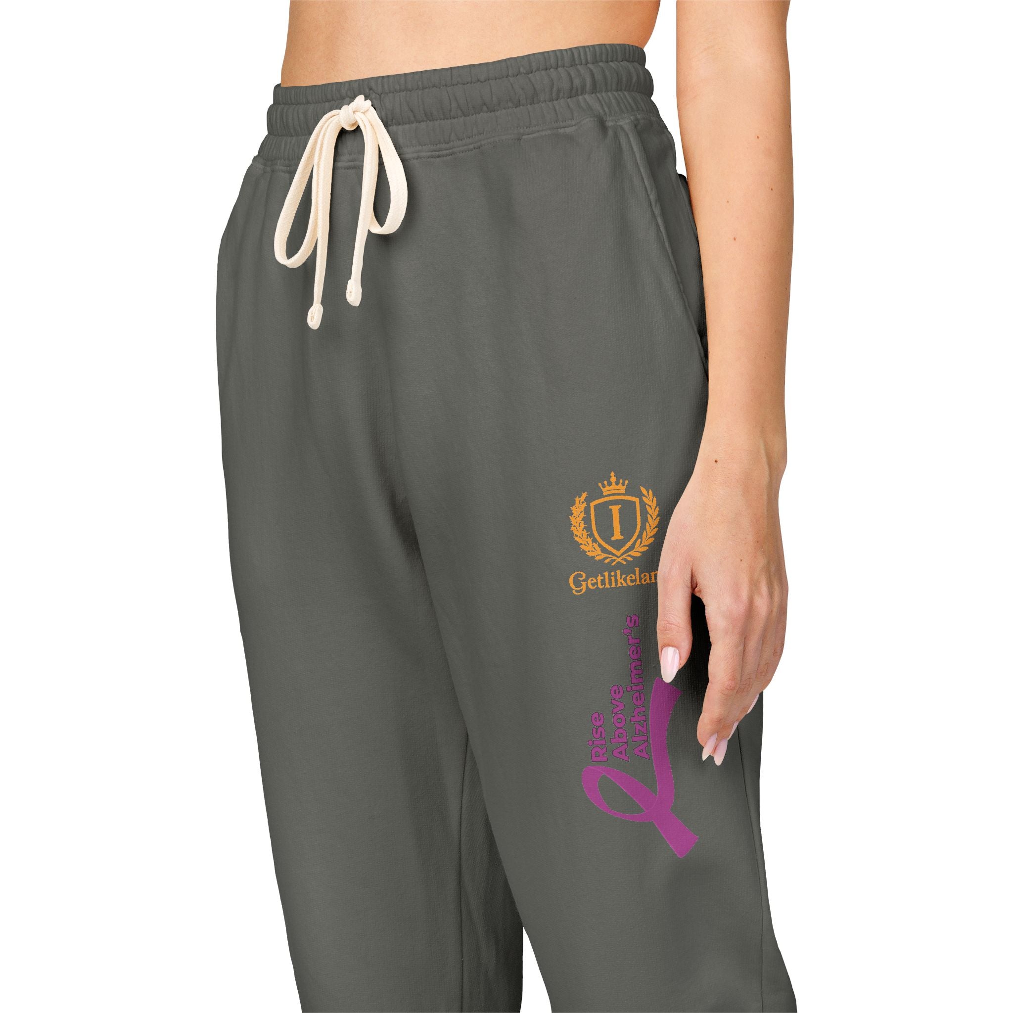 Unisex Garment-Dyed Fleece Sweatpants