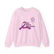 Rise Above Alzheimer's Crewneck Sweatshirt - Purple Ribbon Memory Awareness