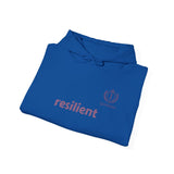 Hoodie — resilient Minimalist White Graphic Hoodie