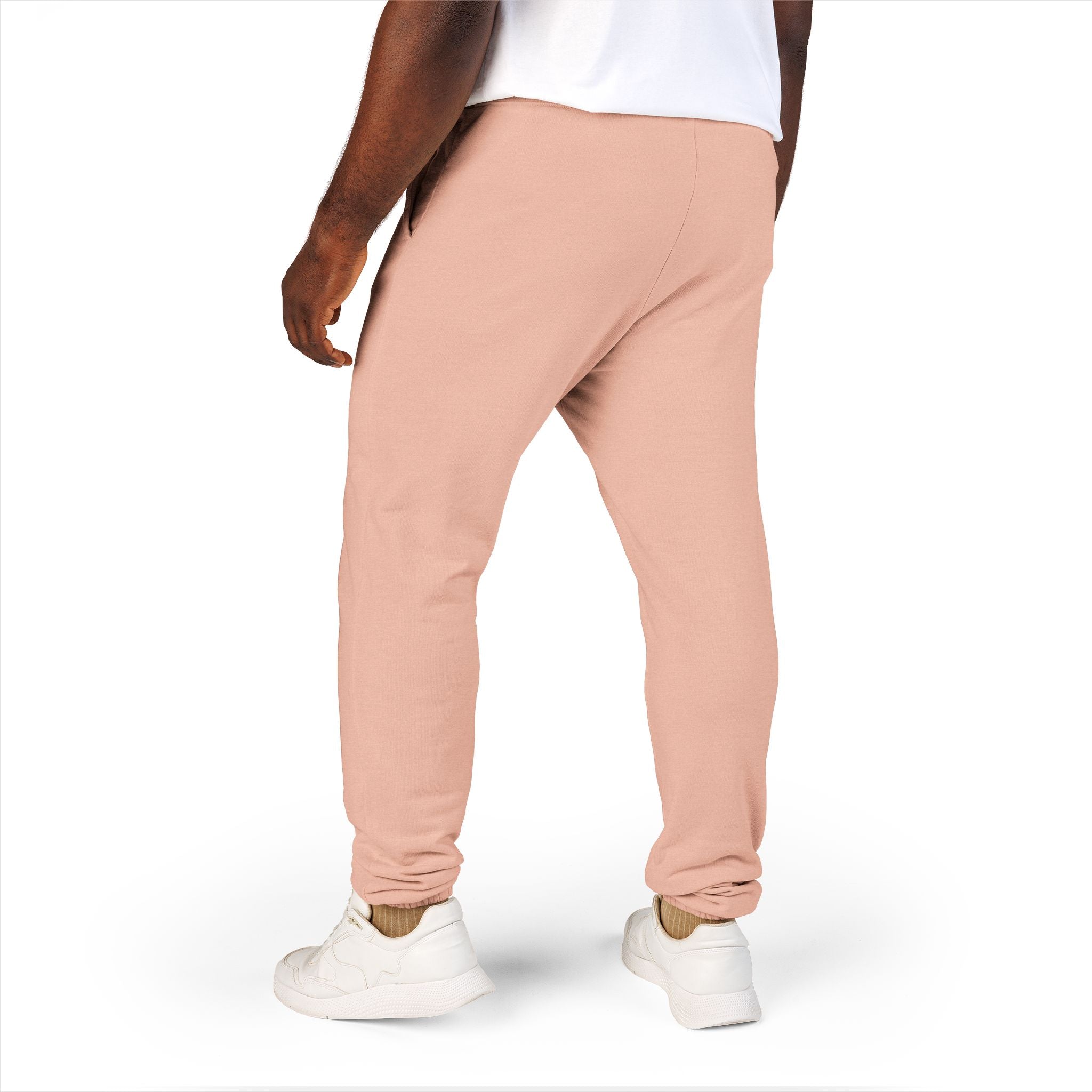 Embroidered Crest Sweatpants — Garment-Dyed Fleece Joggers