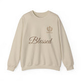 Blessed Crewneck Sweatshirt — Minimal Christian Faith Pullover