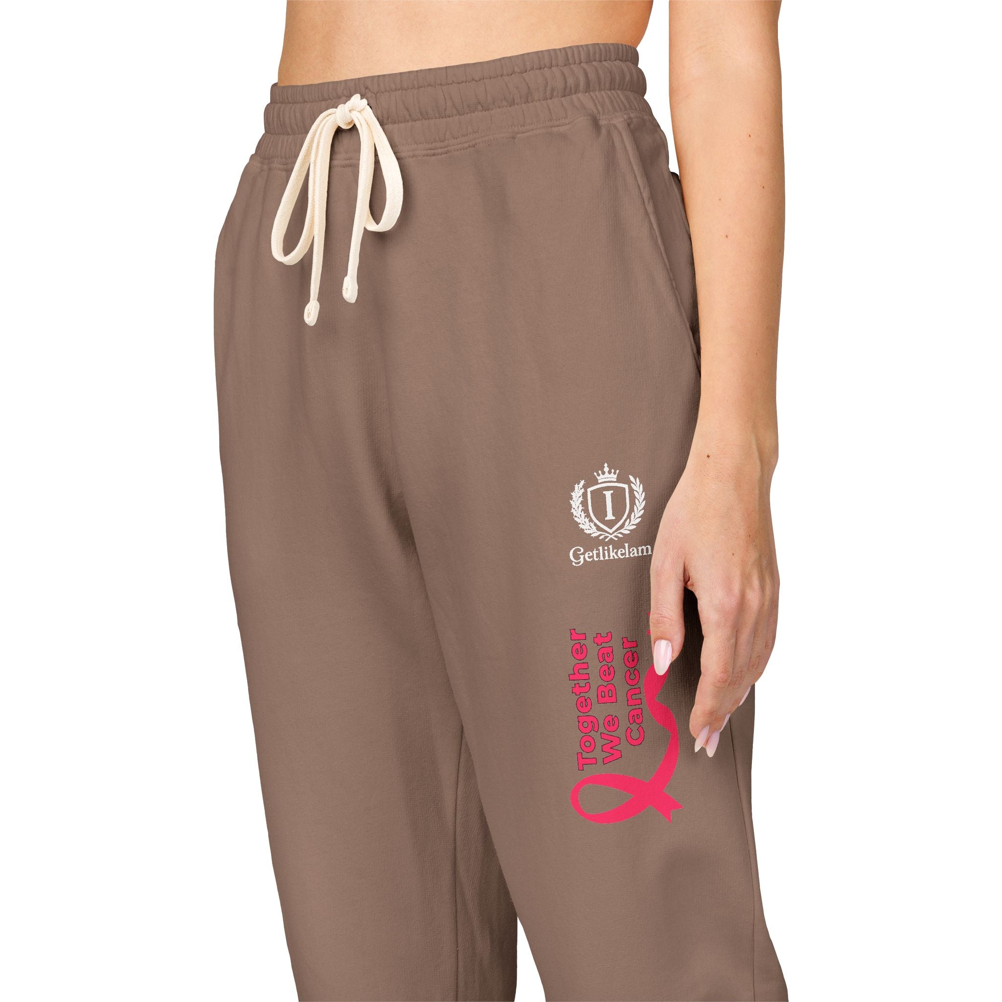 Unisex Garment-Dyed Fleece Sweatpants