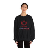 Unisex Crewneck Sweatshirt – Patriotic Military Tribute Sweatshirt for Veterans & USA Pride