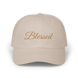 Blessed Embroidered Dad Cap — Classic White Adjustable Baseball Hat