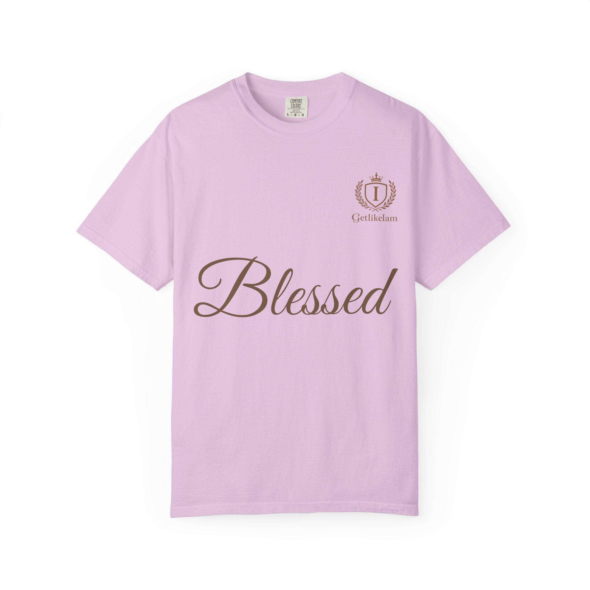 Blessed Script T-Shirt — Inspirational Faith Graphic Tee