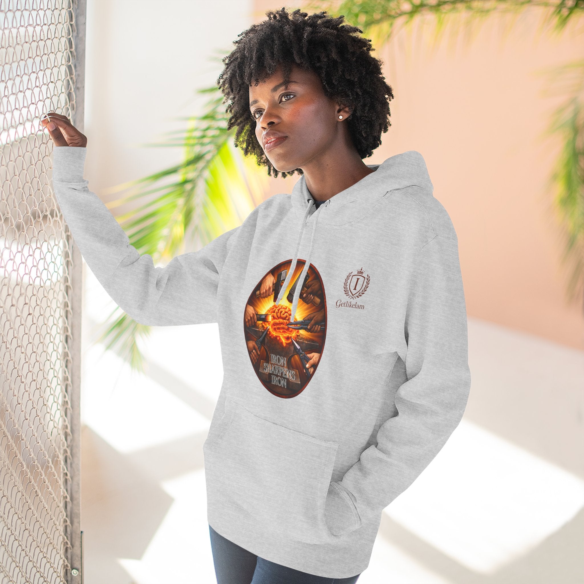 Iron Sharpens Iron - Fleece Hoodie