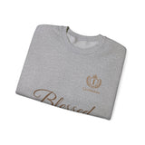 Blessed Crewneck Sweatshirt — Minimal Christian Faith Pullover
